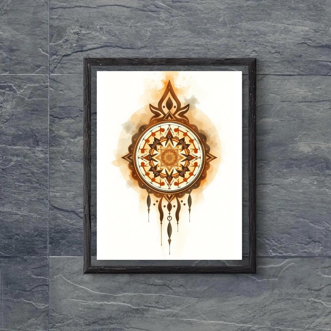 Aztec Empire Pattern, Minimalist Mexican Decor