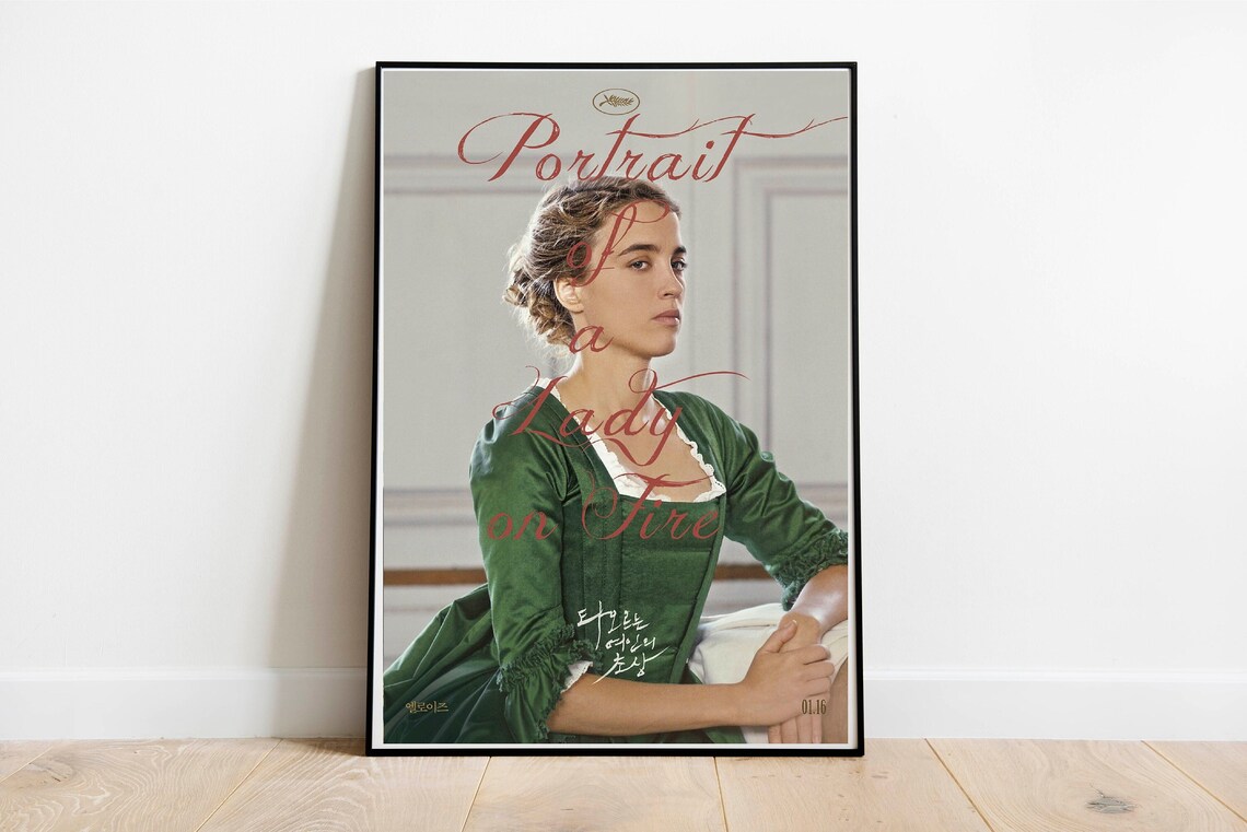 Portrait Of A Lady On Fire Inspired Korean Movie Poster