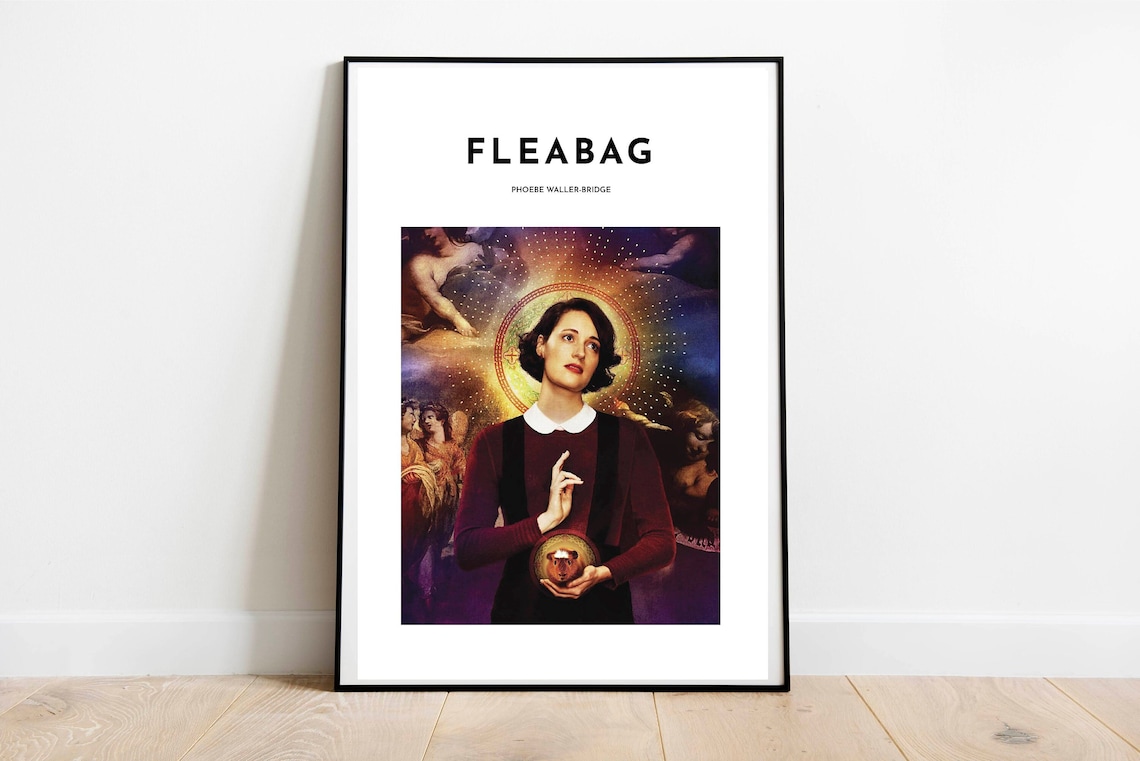 Fleabag Inspired Art Print, Phoebe Waller-Bridge