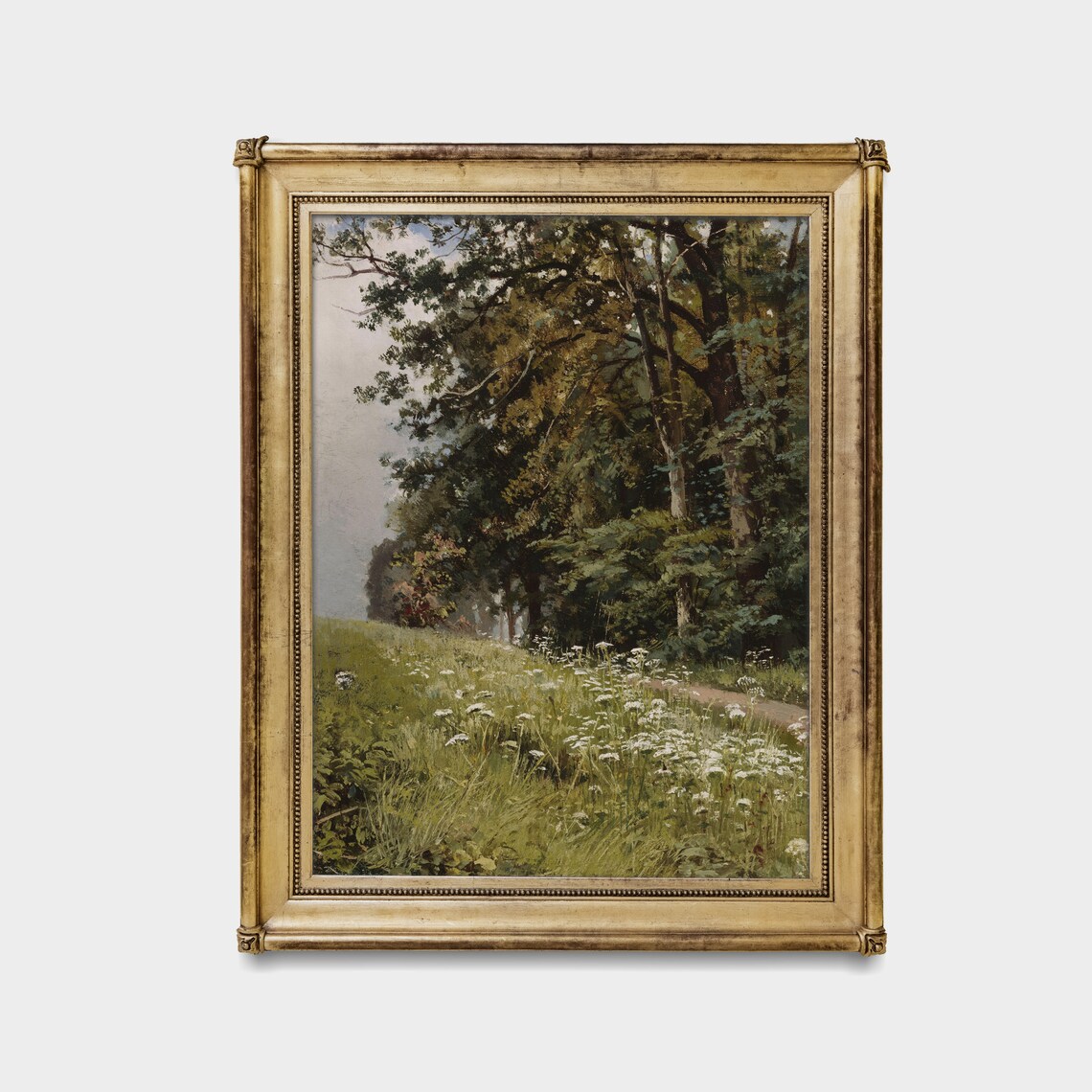 Vintage Country Landscape, Rustic Forest Art Print - Image 2