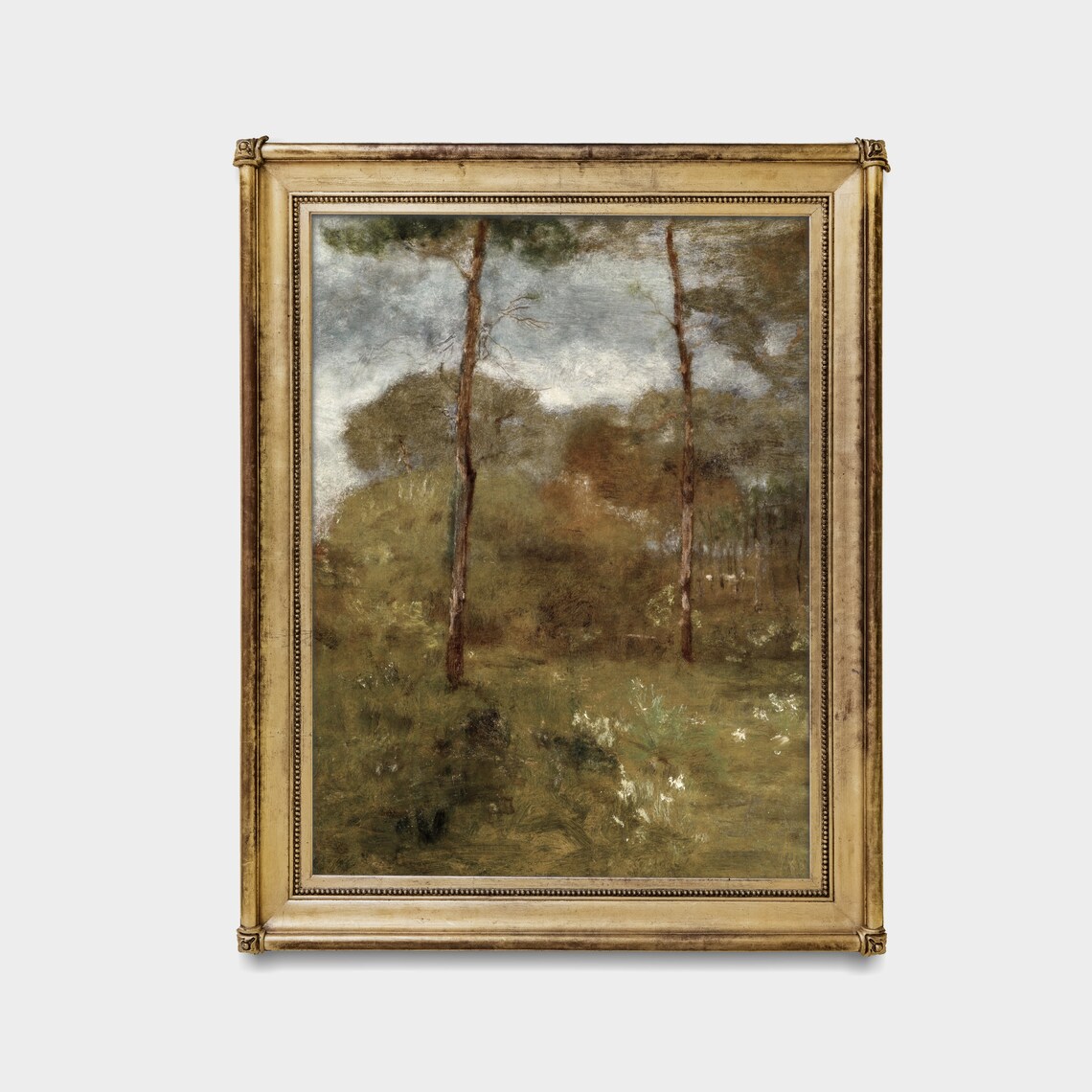 Vintage Country Landscape Antique Rustic Art Print - Image 4