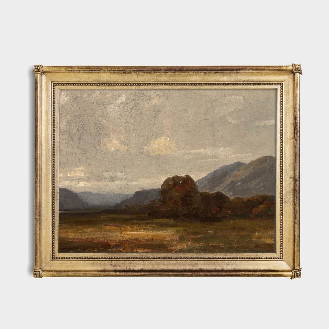 Vintage Fall Landscape Antique Autumn Prints Moody Rustic Print Wall Art Farmhouse Decor Fine Art - Image 3