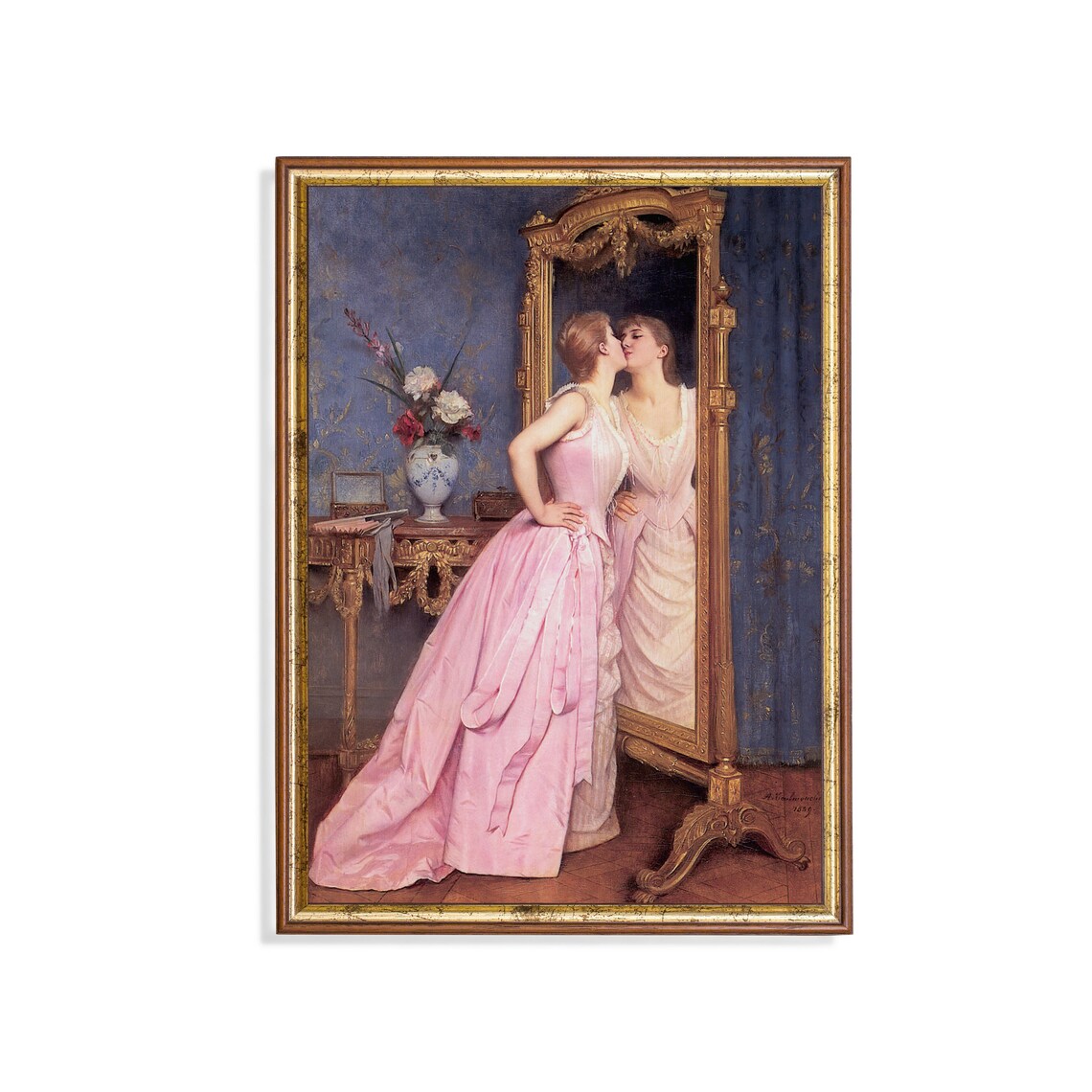 Victorian Woman Portrait, Vintage Art Print
