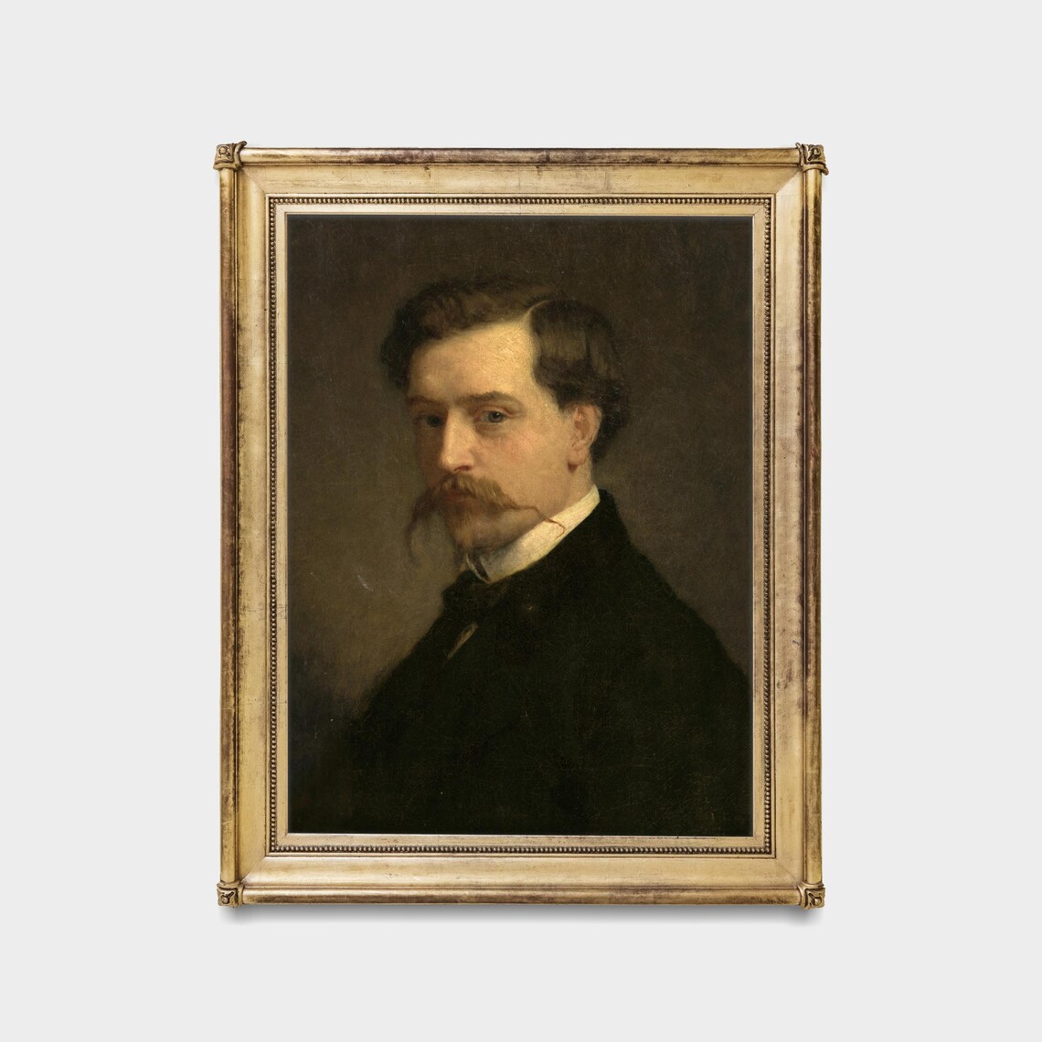 Mailed Vintage Gentleman Portrait Art Print - Image 5