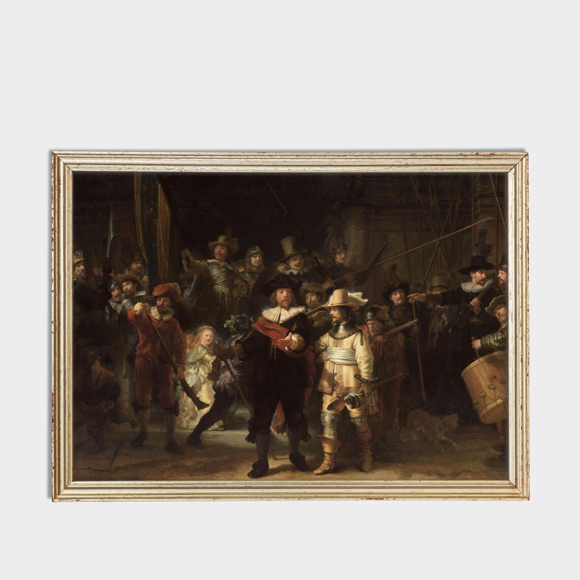 Rembrandt The Night Watch 1642 Dutch Golden Age Masterpiece Poster - Image 3