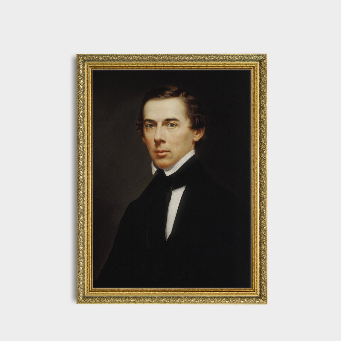 Vintage Gentleman Portrait, Rustic Wall Art Print - Image 3
