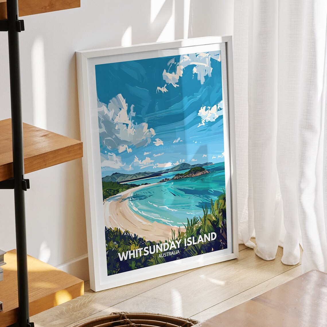 Whitsunday Island, Australia Travel Poster