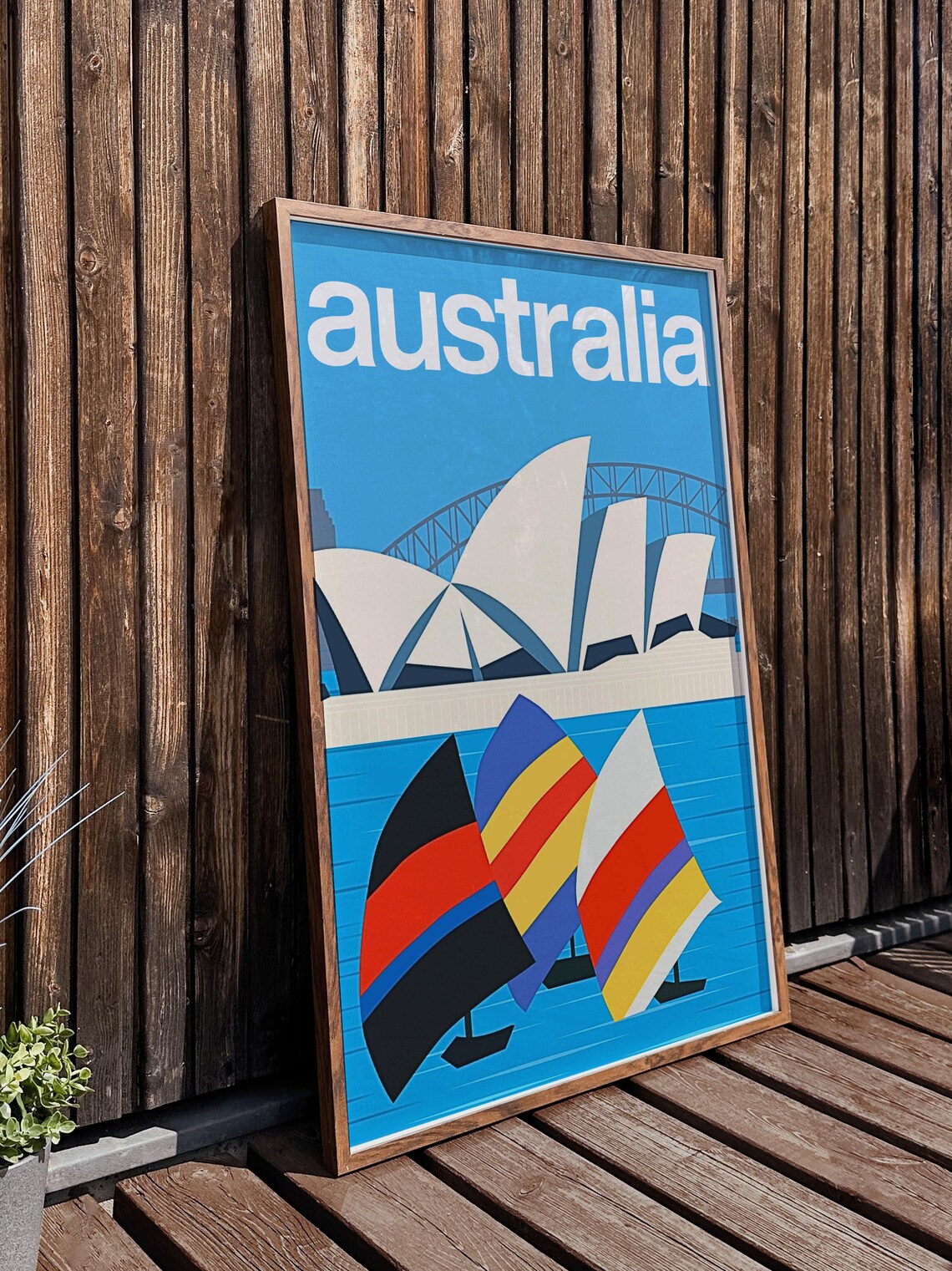 Australia Sydney Vintage Travel Poster, Retro Travel - Image 3