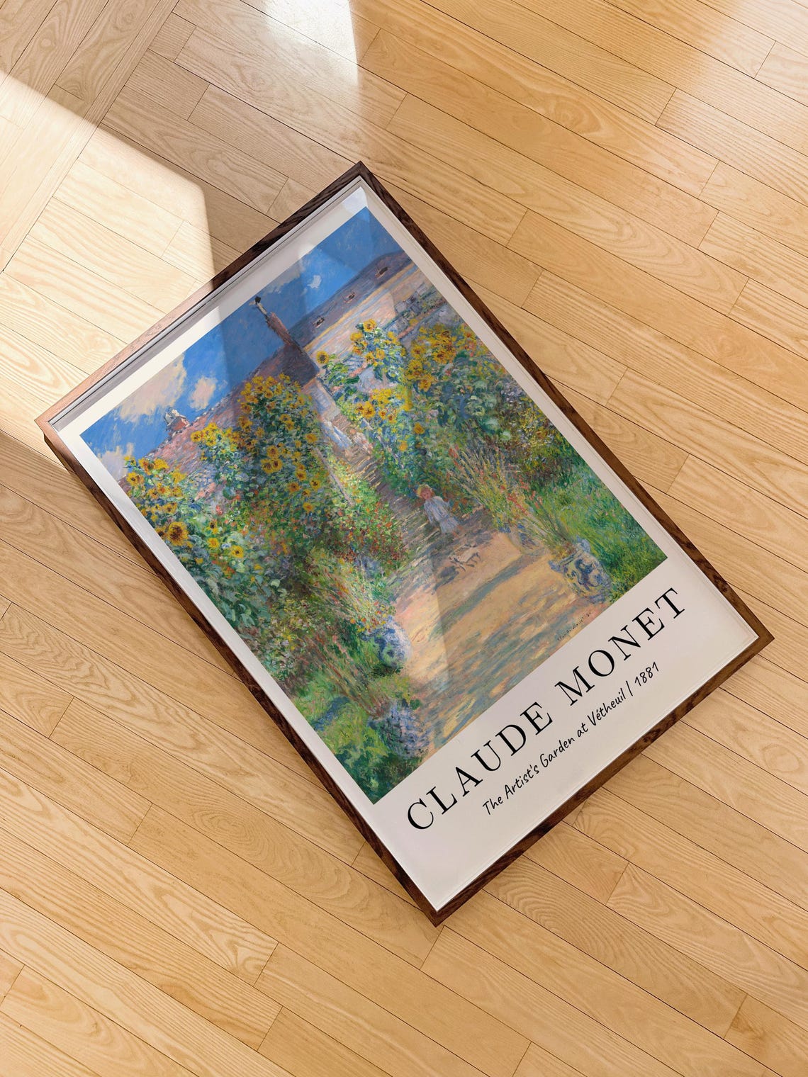 The Artist's Garden at Vétheuil - Monet Print - Image 4