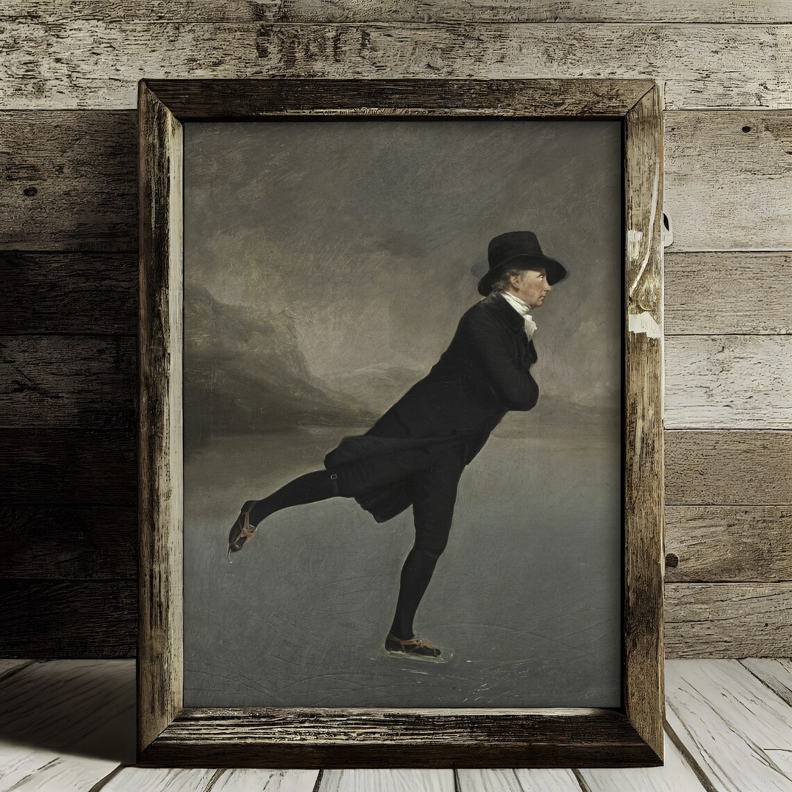 The Skating Minister Henry Raeburn Winter Gentleman Ice Skater Poster - Image 4