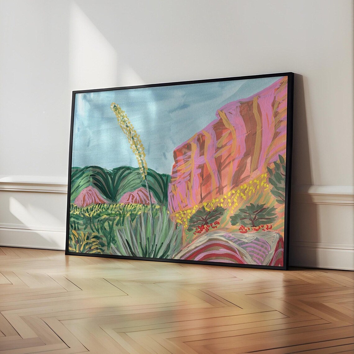 Caprock Canyons Texas Desert Landscape, Art Print