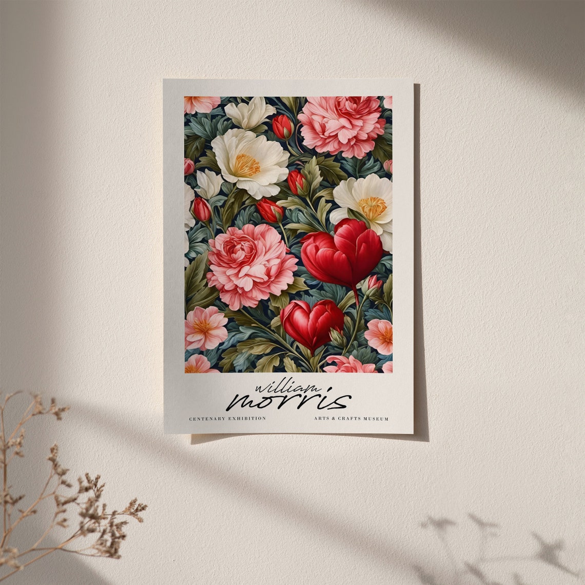 William Morris Blossom Centenary Exhibition Floral Art Poster - Image 6