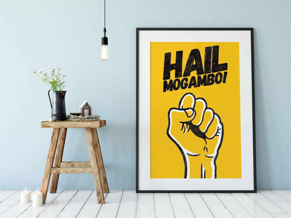 Hail Mogambo Indian Desi Art Print - Image 3