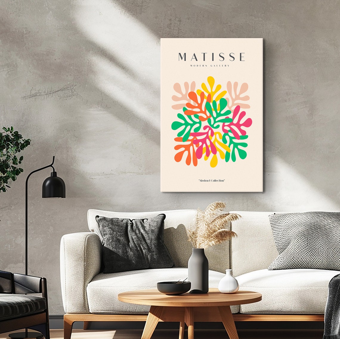 Matisse Modern Gallery Multicolor Leaves Abstract Collection Poster - Image 2