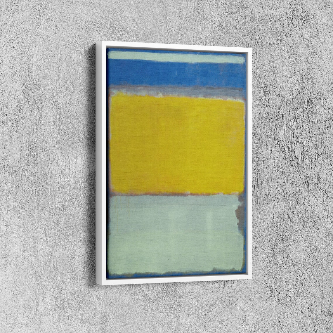 Mark Rothko Framed Mark Rothko Extra Large Exhibition Poster Expressionism Art Rothko Reproduction Art Rothko Glass Modern Art - Image 6