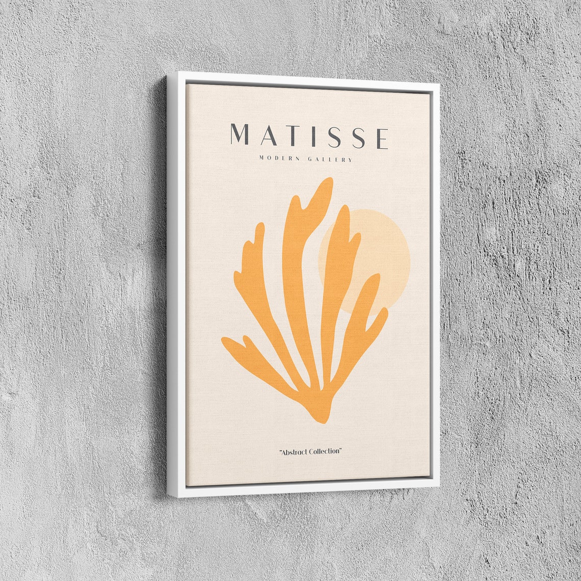 Matisse Modern Gallery Yellow Leaf Abstract Collection Poster - Image 5