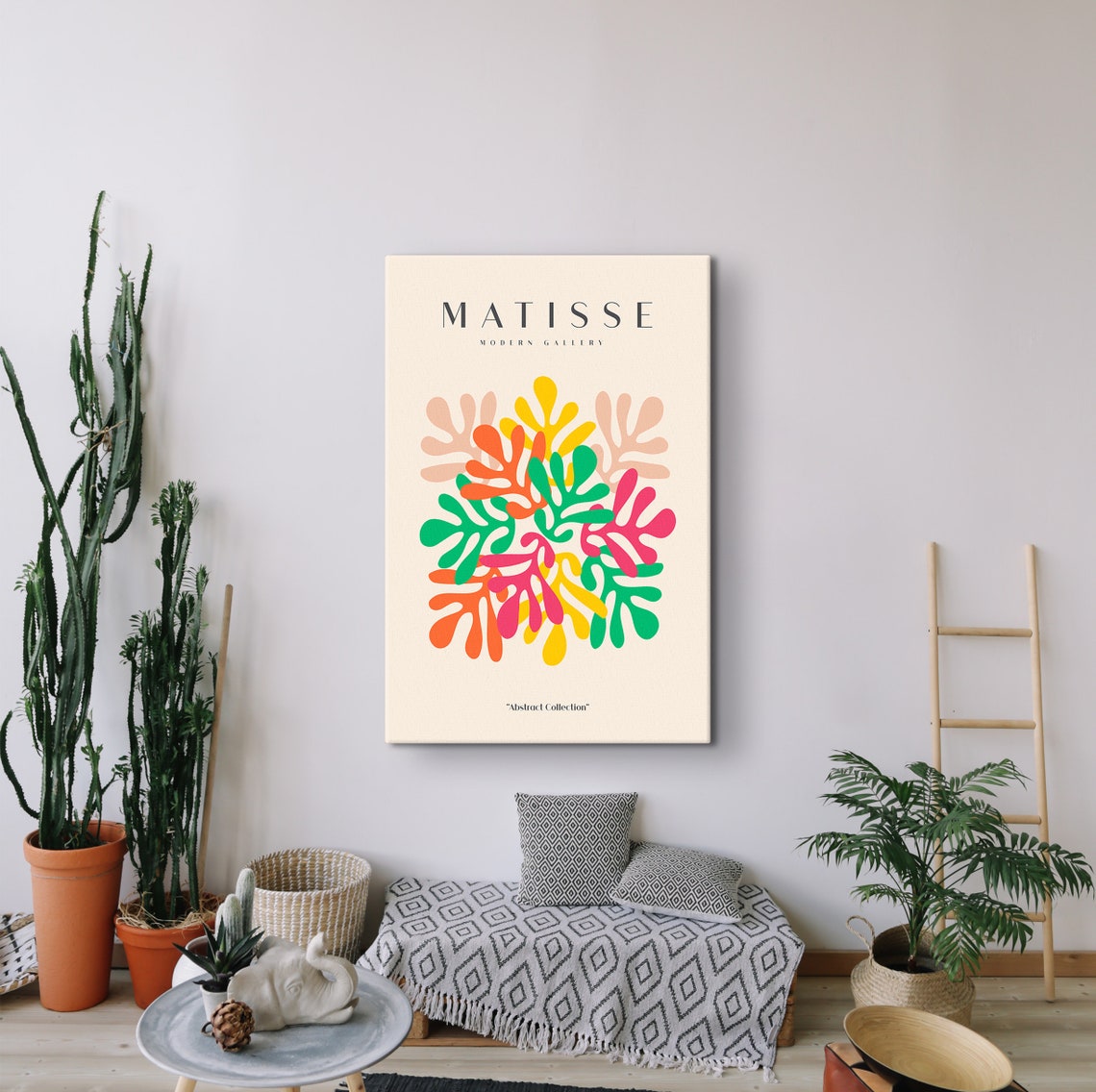 Matisse Modern Gallery Multicolor Leaves Abstract Collection Poster - Image 3