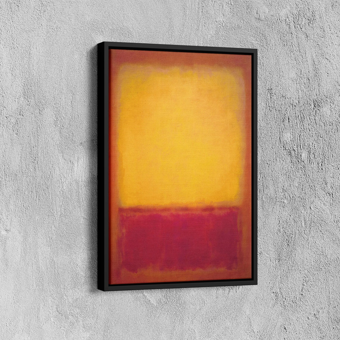 Mark Rothko Yellow And Red Poster Mark Rothko Extra Large Print Exhibition Poster Expressionism Art Rothko Reproduction Art - Image 7