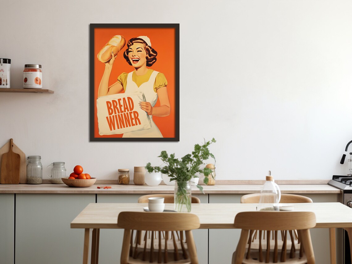 Retro Kitchen Wall Art Funny Style 50s 60s Poster - Image 3