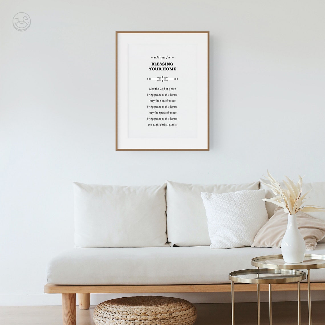 Blessing Your Home Prayer Poster Christian Faith House Wall Decor - Image 3