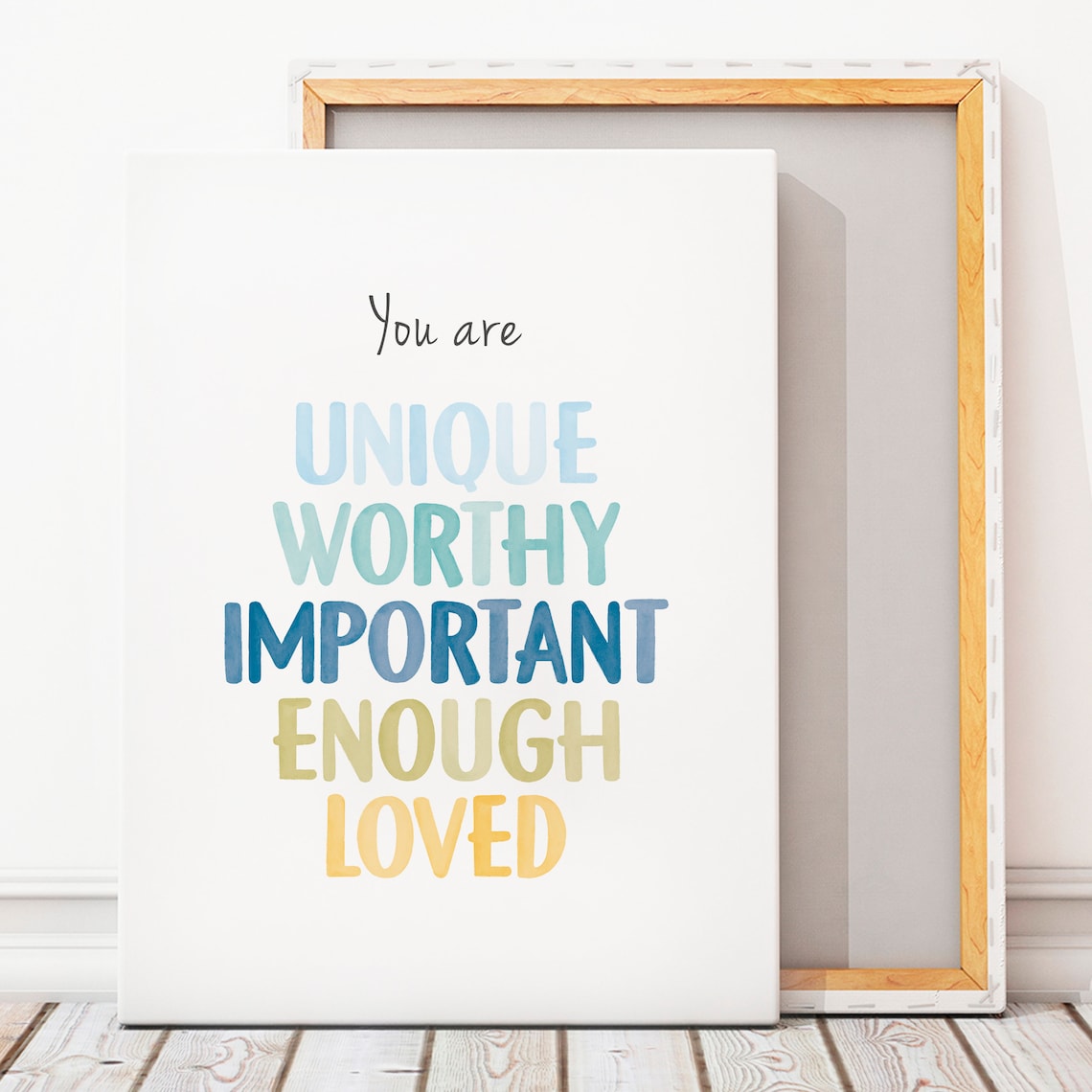 Affirmation Poster Mental Health Office Wall Art Print