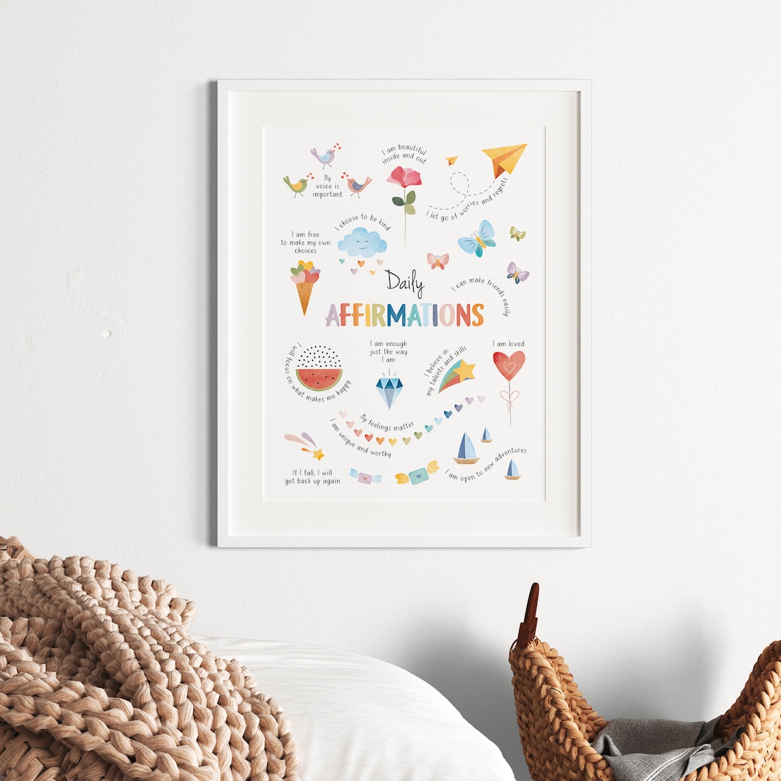 Positive Affirmation Poster, Therapy Office Decor - Image 7