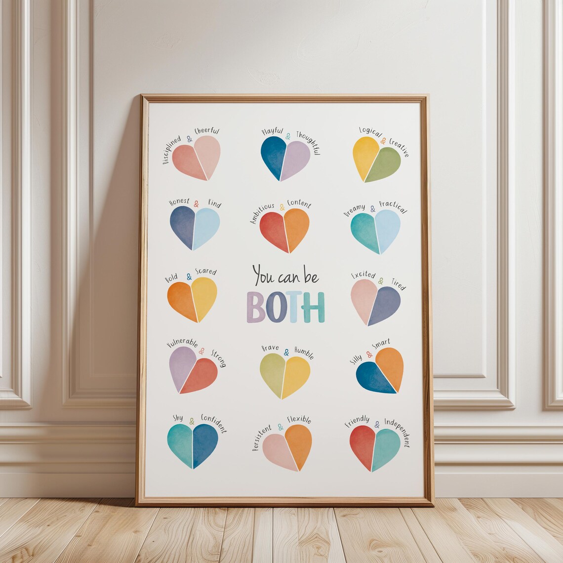 You Can Be Both Therapy Office Decor Poster - Image 8