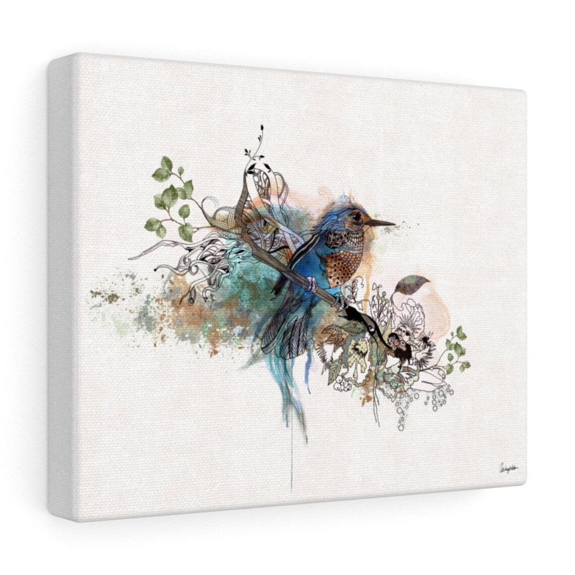 Bluebird Watercolor Bird Art Print, Bluebird Gifts - Image 2