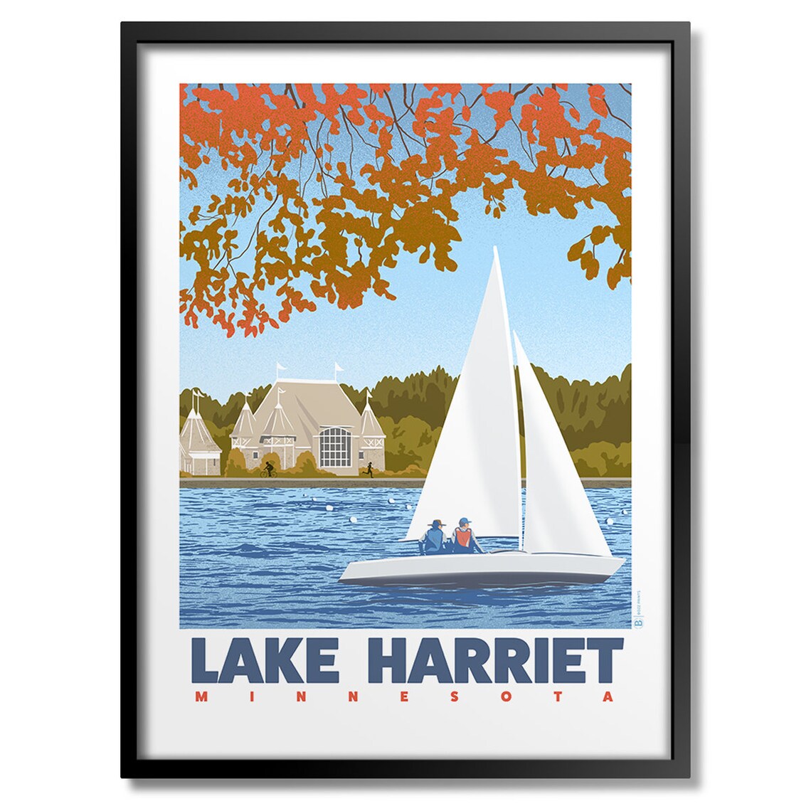 Lake Harriet Art Print, Nature and Landscape