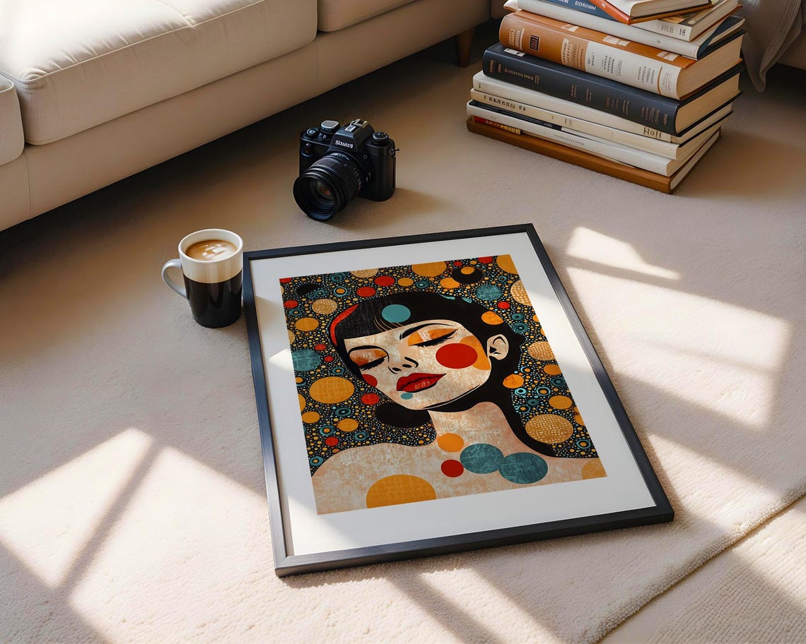 Abstract Woman Portrait Pop Art Wall Print Trendy Room Decor Prints Poster Modern - Image 5