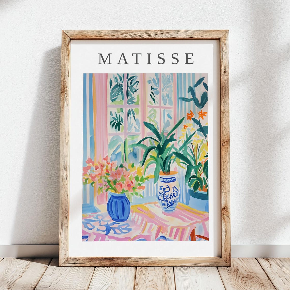 Henri Matisse Print Abstract Flower And Fruit Print Colorful Minimalist Artwork For Living Room Bedroom Office Fauvism Style Wall Art