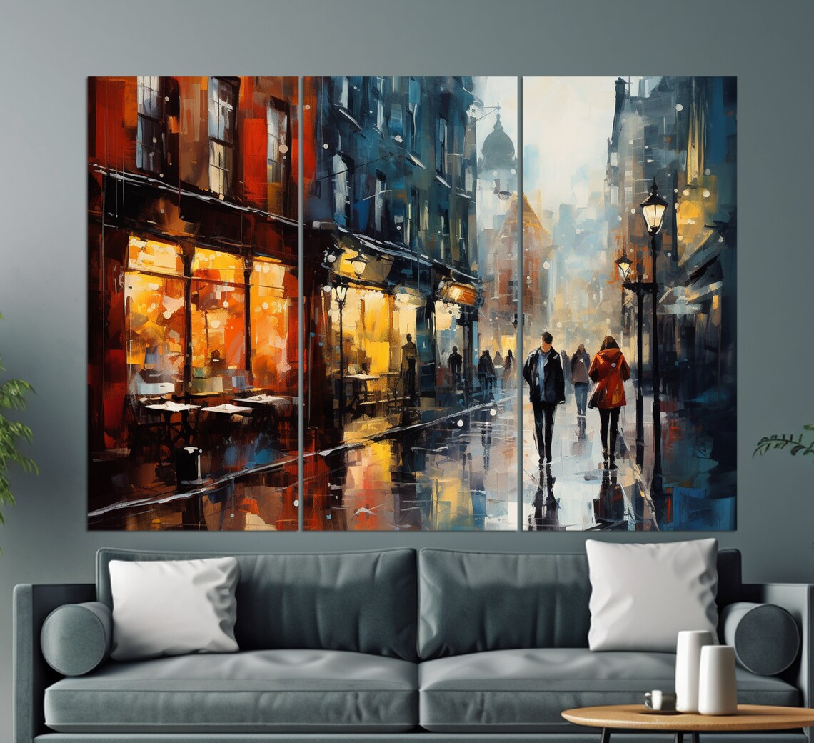 Dublin Street Art Print, Ireland Travel Poster - Image 3