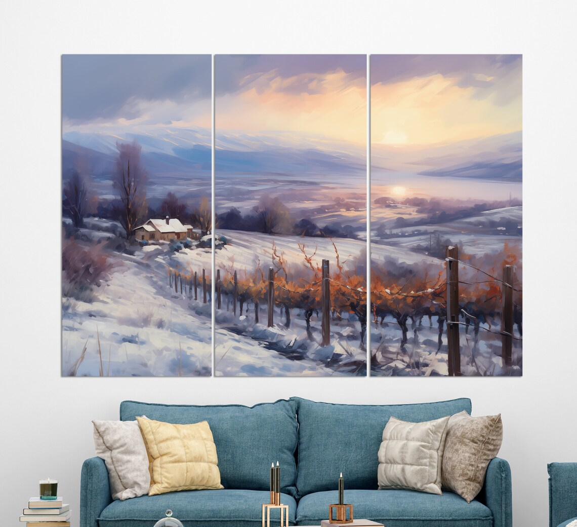 Saint Joseph Vineyards in Chavanne, France Art Print - Image 3
