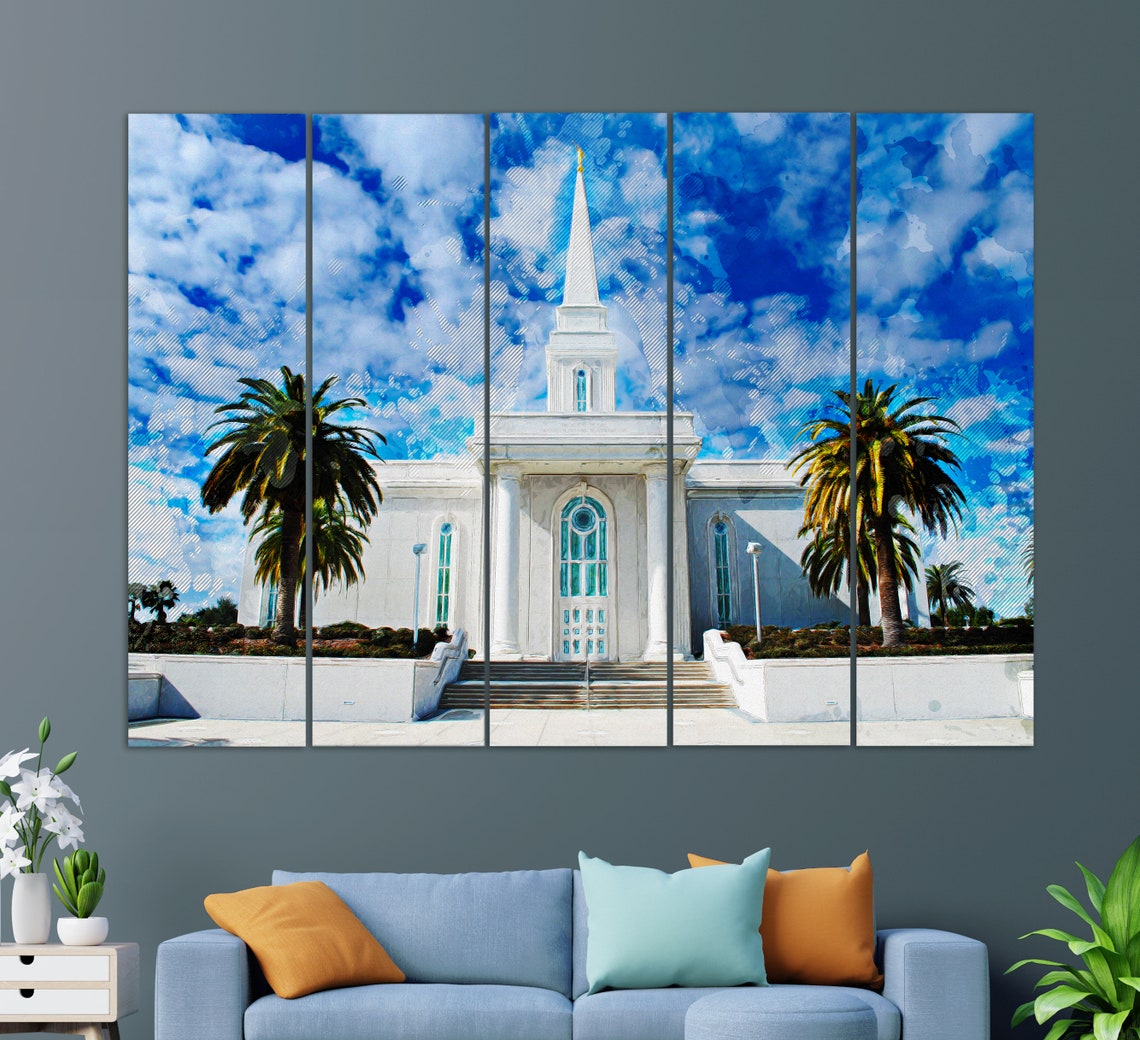 Orlando Florida Temple In Lake Butler Florida The Church Of Jesus Christ Of Latter Day Saints In Lake Butler Print