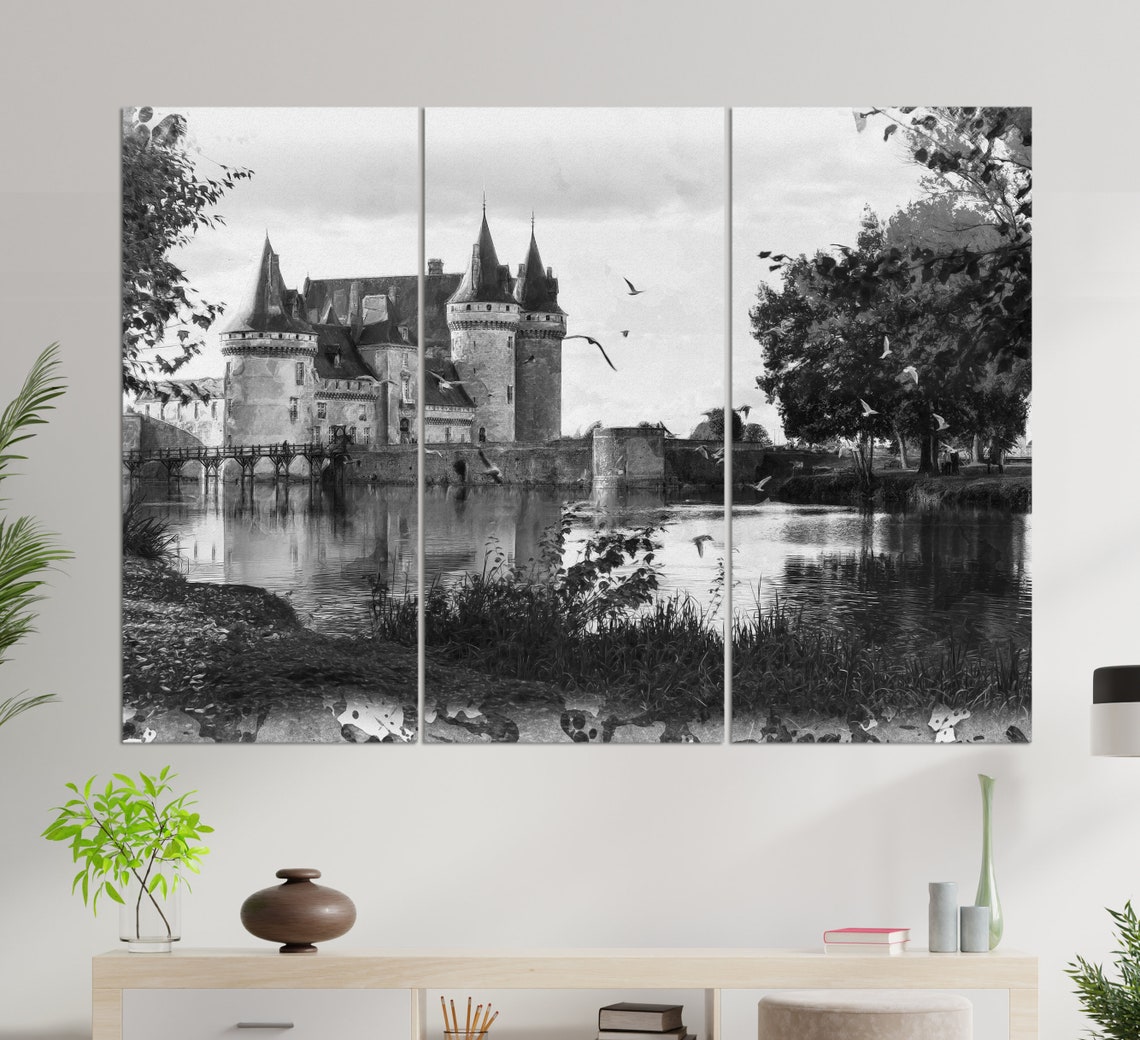Chteau De Sully Sur Loire Print Chteau De Sully Sur Loire Castle Art France - Image 2