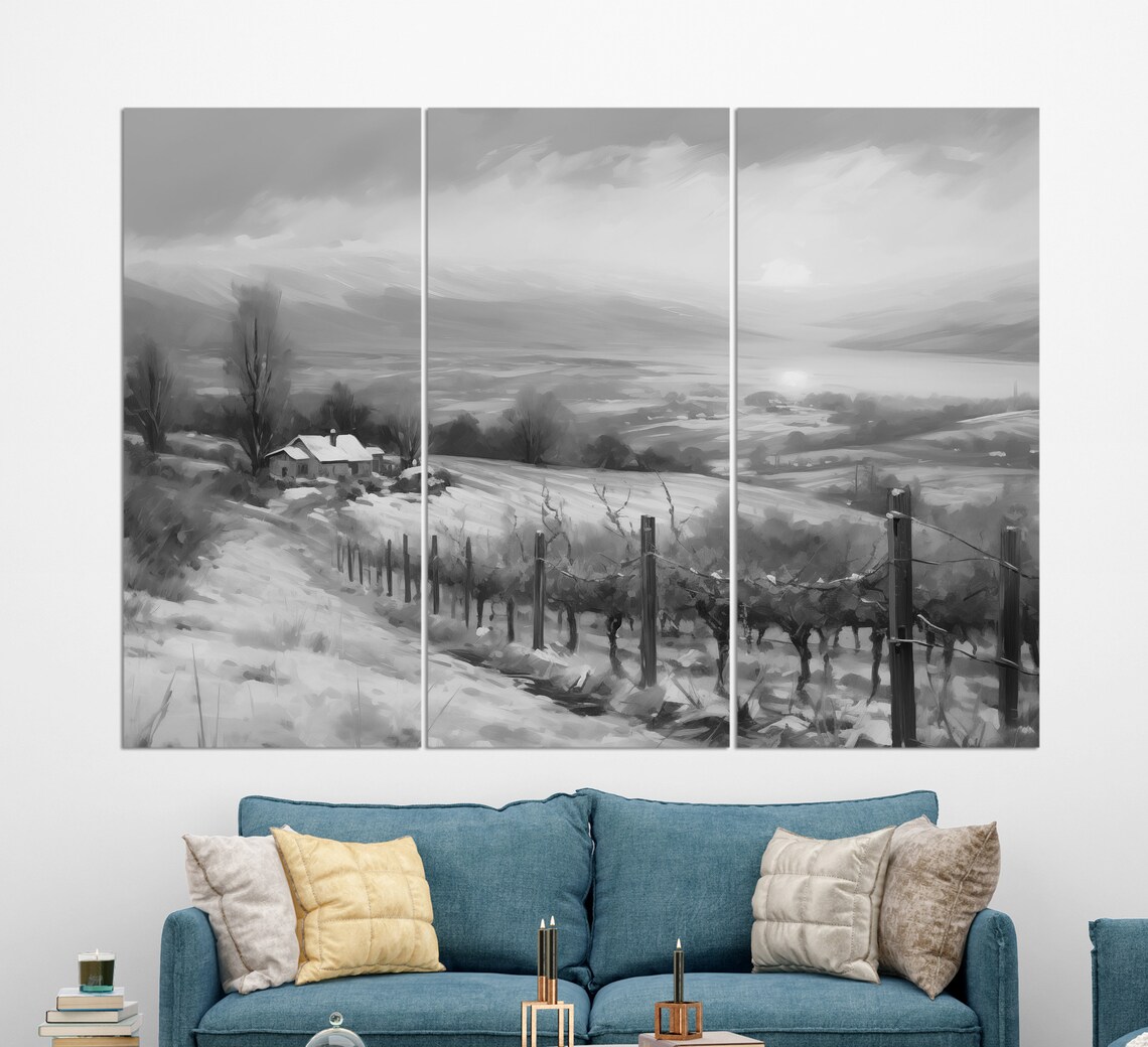 Saint Joseph Vineyards in Chavanne, France Art Print - Image 2