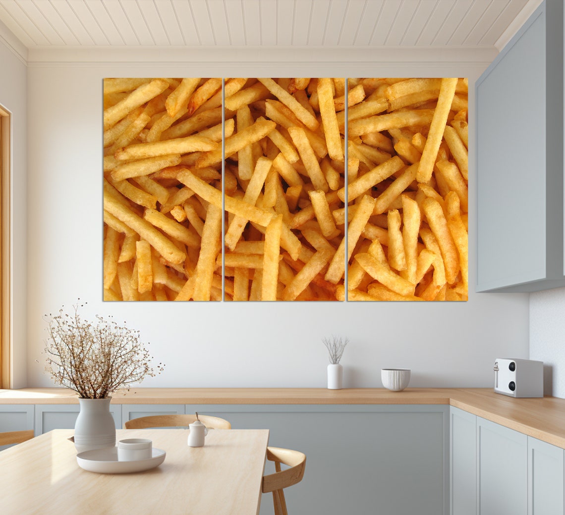 French Fries, Kitchen Wall Art Print - Image 3
