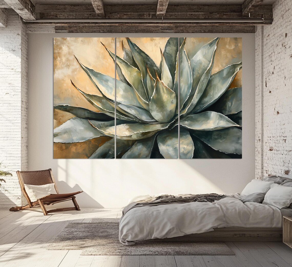 Agave Print, Rustic Mexican Wall Decor - Image 2