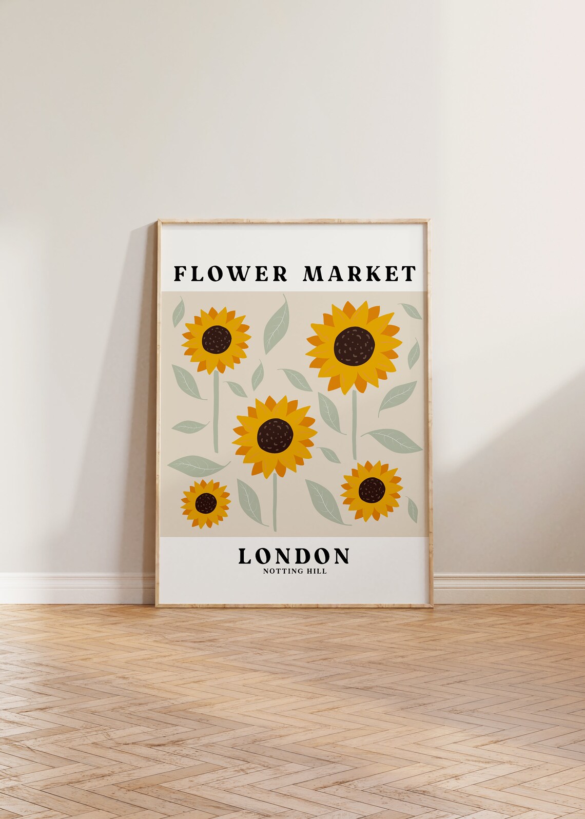 Flower Market Print, Notting Hill London Poster