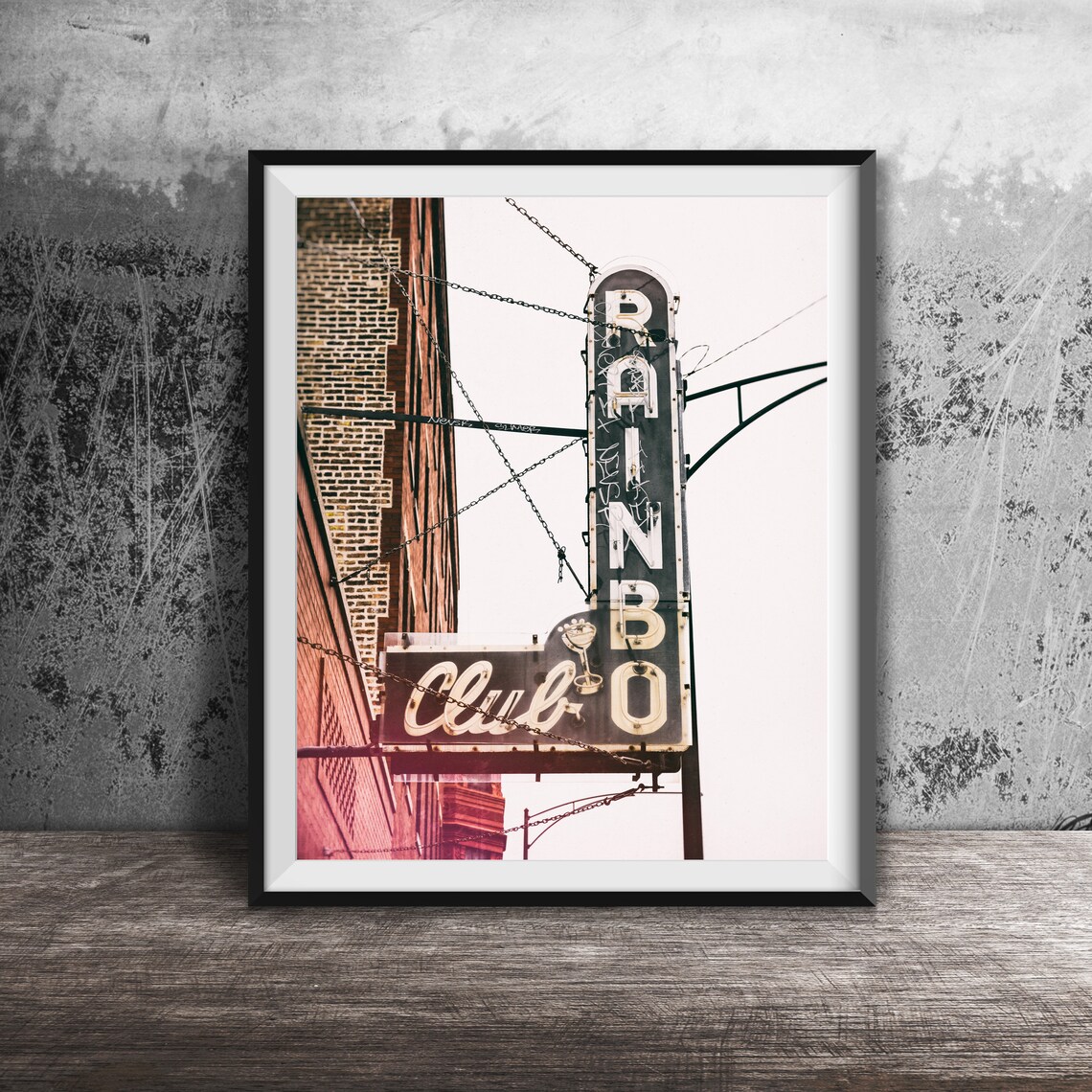 Rainbo Club Wicker Park Chicago Travel Poster