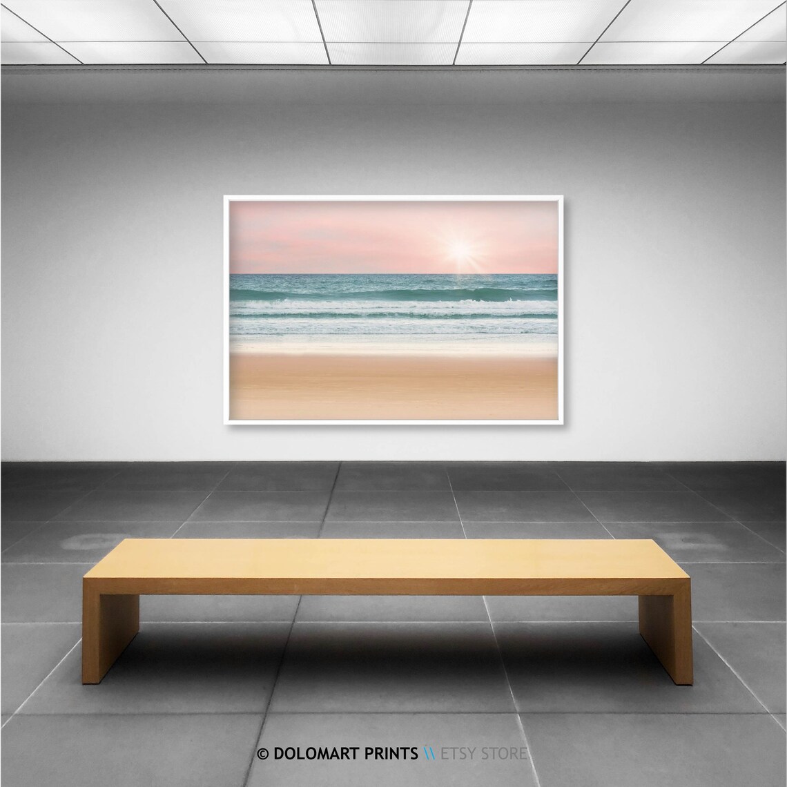 Ocean Sea Foam Waves Minimalist Art Print - Image 2