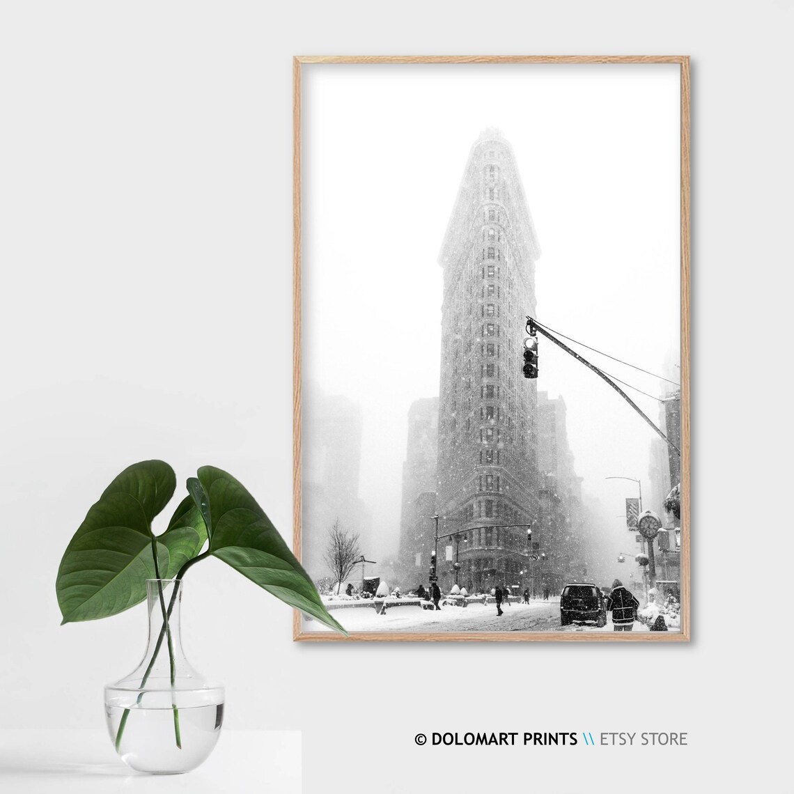 Flat Iron Building, New York Travel Poster - Image 2