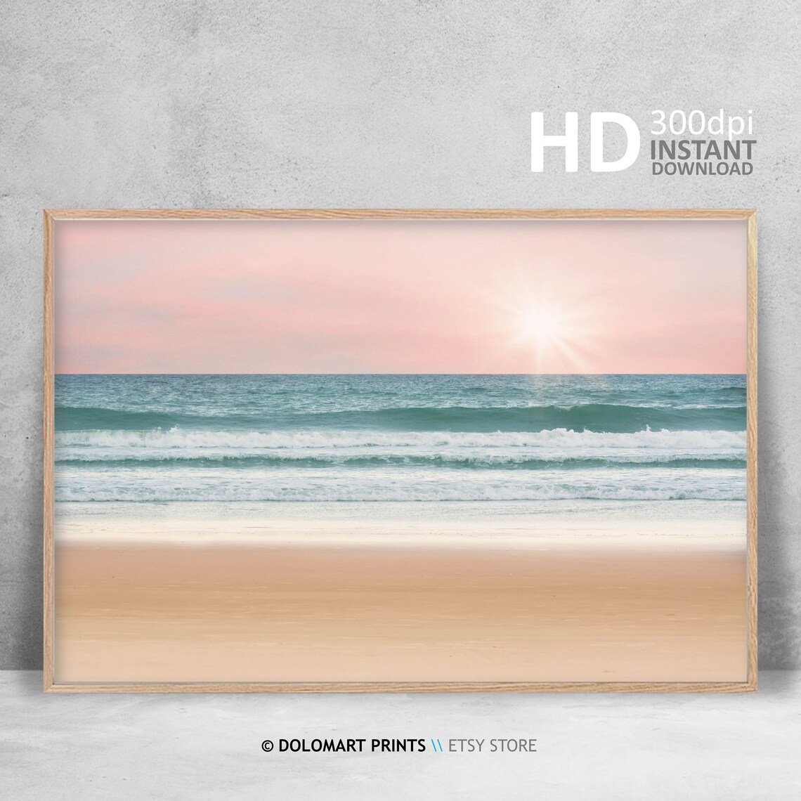 Ocean Sea Foam Waves Minimalist Art Print - Image 4