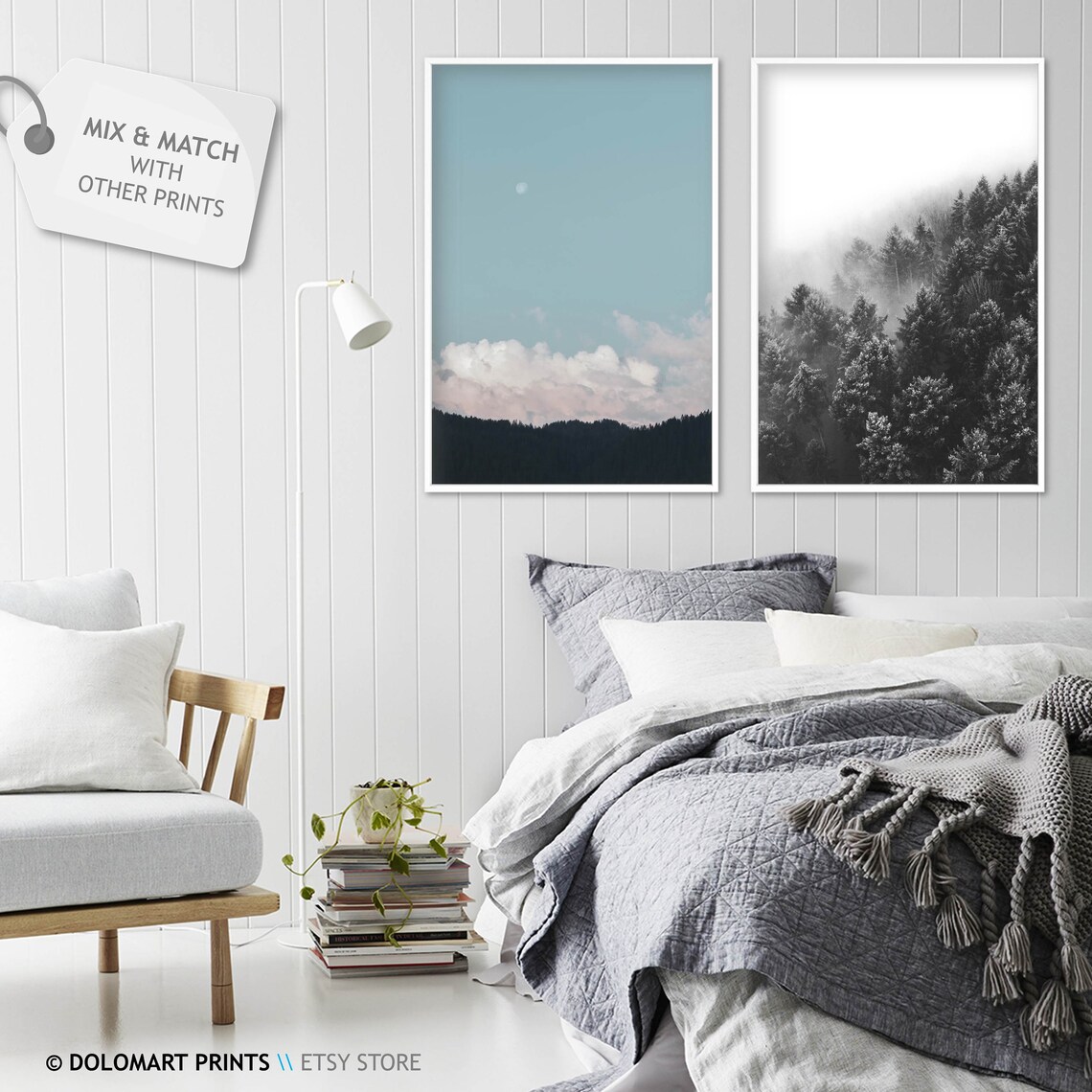 Minimal Forest Wall Art, Nature Photography Poster - Image 2
