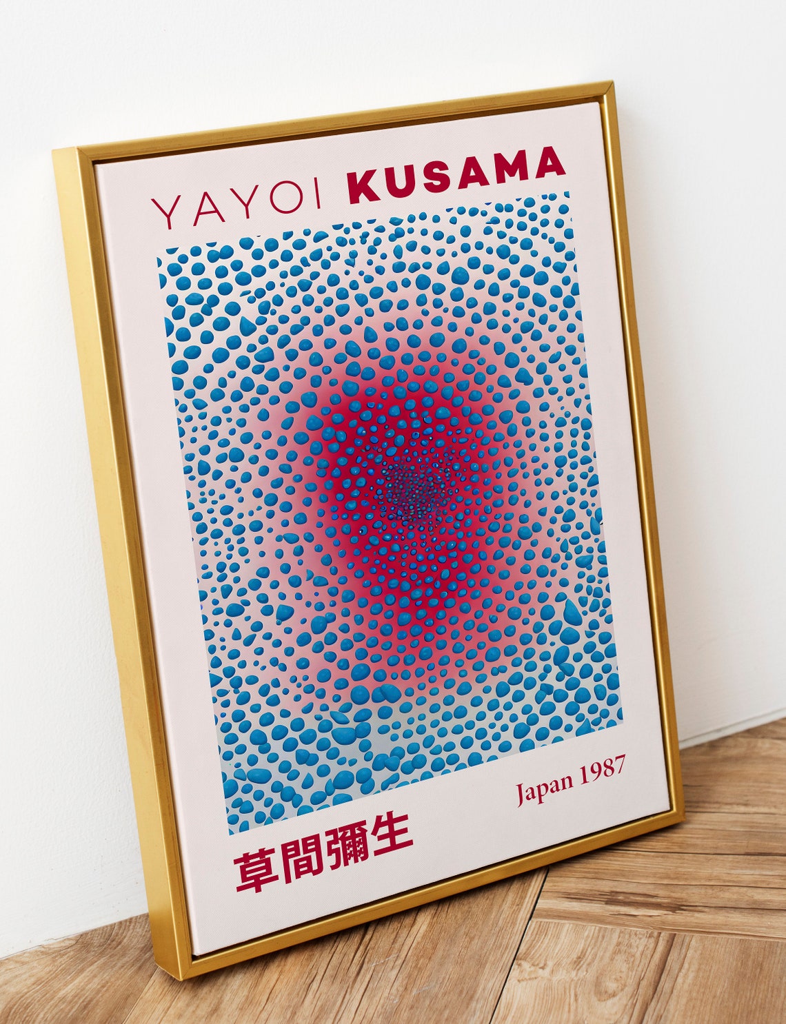 Yayoi Kusama Japan 1987 Fingerprint Mesmerizing Dot Art Poster - Image 4