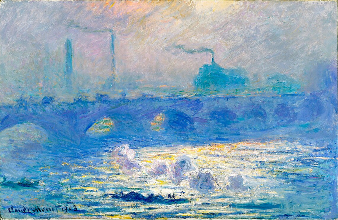 Claude Monet Waterloo Bridge Fine Art Glice 1903 Sku 0145 - Image 2