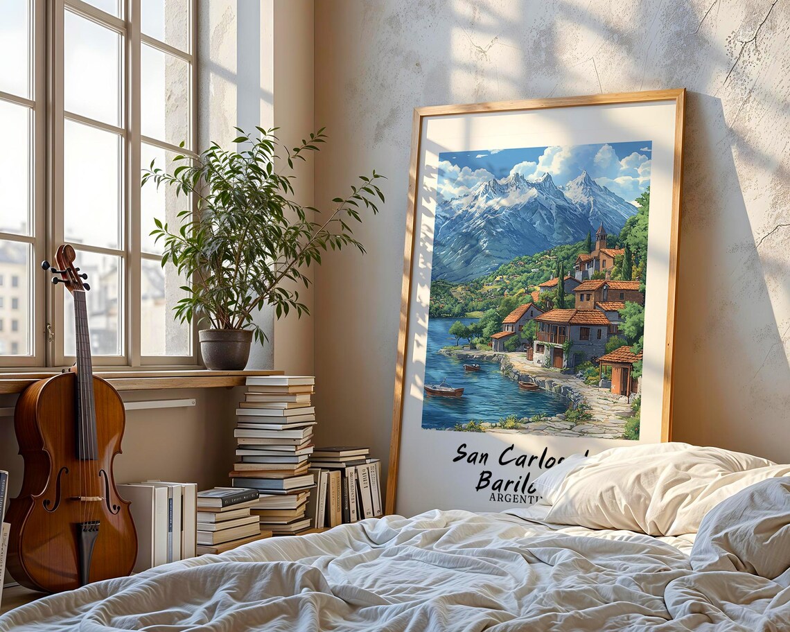 San Carlos De Bariloche Travel Poster, Argentina - Image 3
