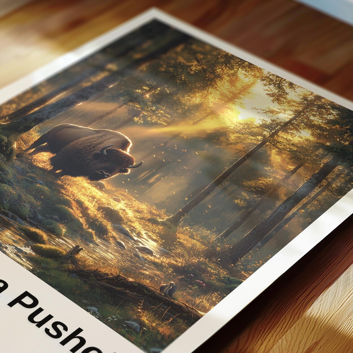 Elovezhskaya Pushcha Travel Poster, Belarus - Image 2