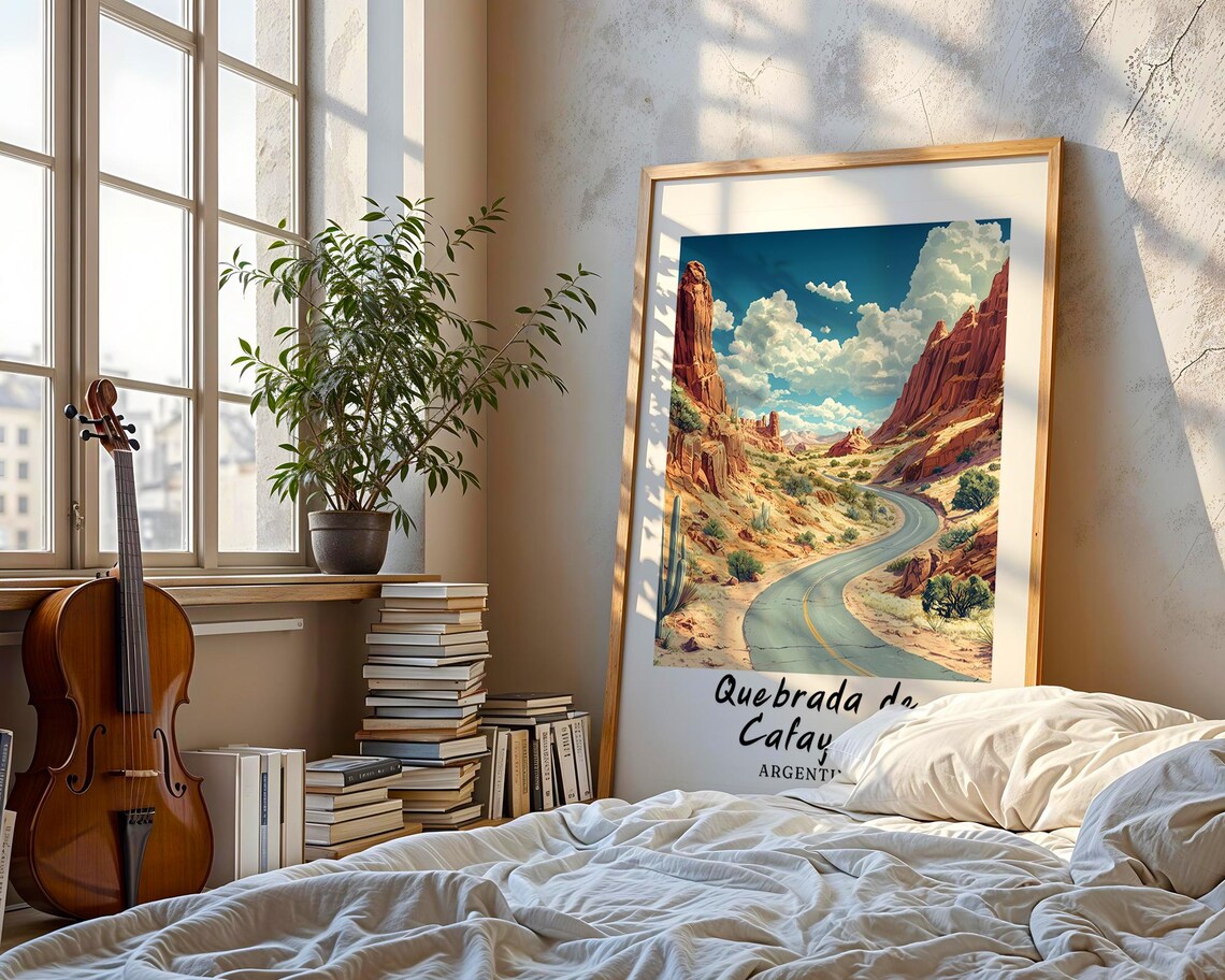Quebrada De Cafayate Travel Poster, Argentina - Image 3