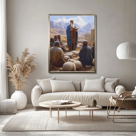 Canyon Sunset Wall Art Spiritual Journey Print Inspirational Landscape Wall Decor